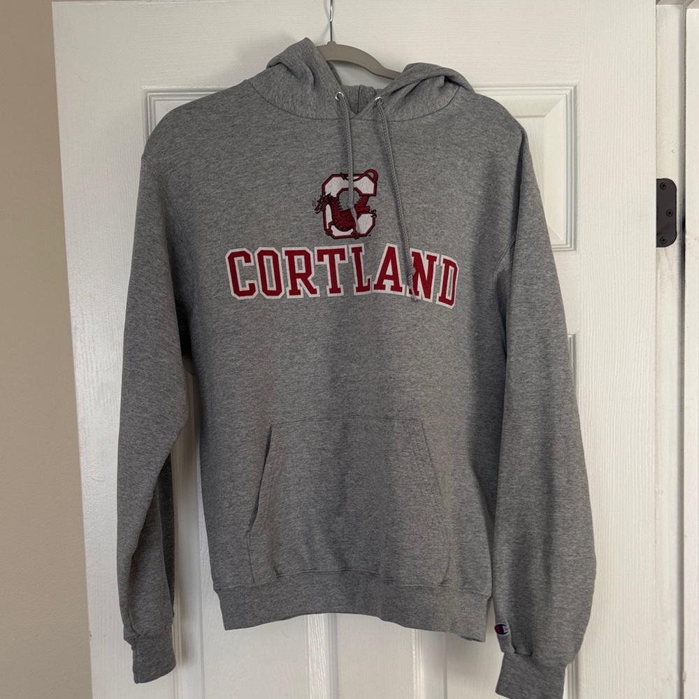 Champion Cortland College hoodie: medium